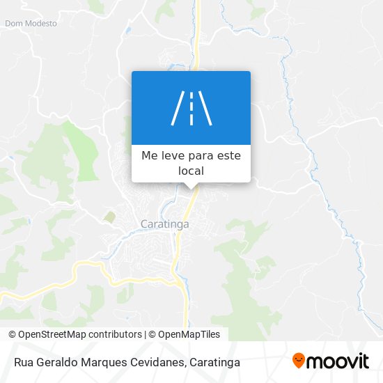 Rua Geraldo Marques Cevidanes mapa