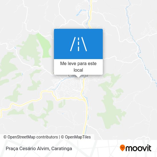 Praça Cesário Alvim mapa