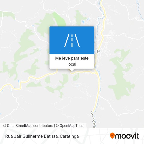 Rua Jair Guilherme Batista mapa