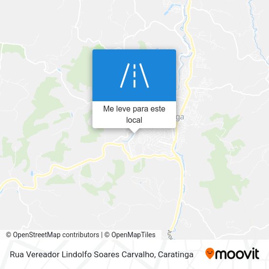Rua Vereador Lindolfo Soares Carvalho mapa