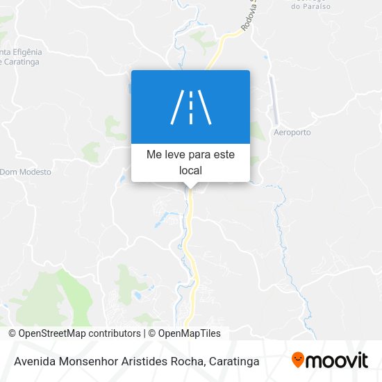 Avenida Monsenhor Aristides Rocha mapa
