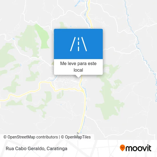 Rua Cabo Geraldo mapa
