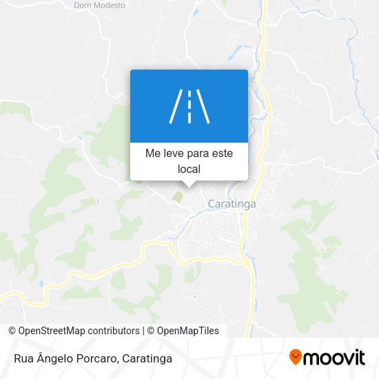 Rua Ângelo Porcaro mapa