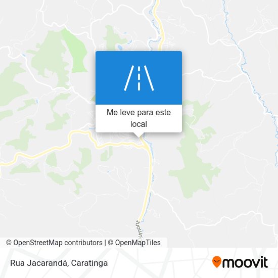 Rua Jacarandá mapa