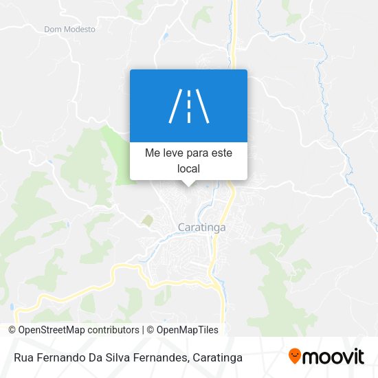 Rua Fernando Da Silva Fernandes mapa