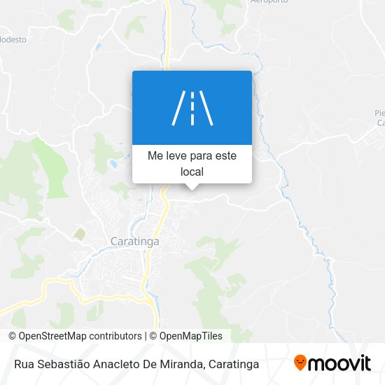 Rua Sebastião Anacleto De Miranda mapa