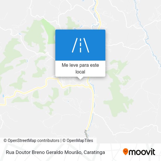 Rua Doutor Breno Geraldo Mourão mapa