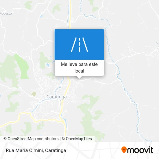 Rua Maria Cimini mapa