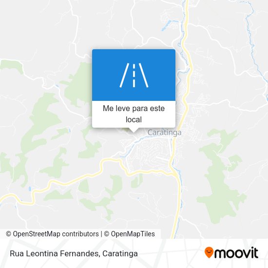 Rua Leontina Fernandes mapa