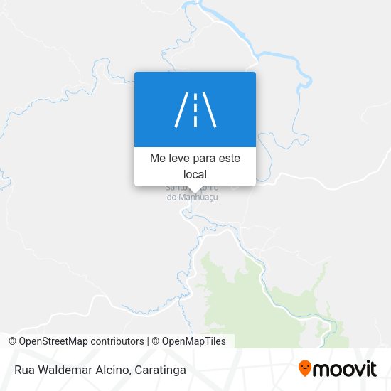 Rua Waldemar Alcino mapa