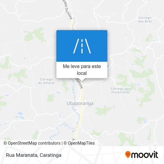 Rua Maranata mapa