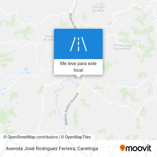 Avenida José Rodrigues Ferreira mapa