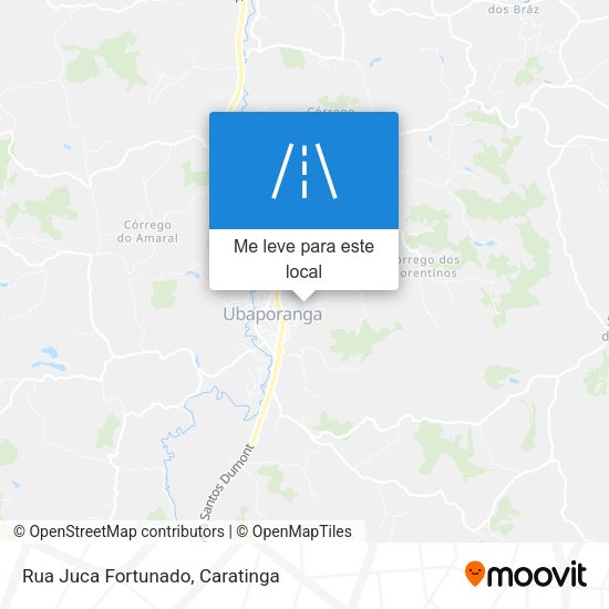 Rua Juca Fortunado mapa