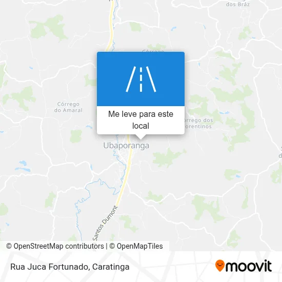 Rua Juca Fortunado mapa