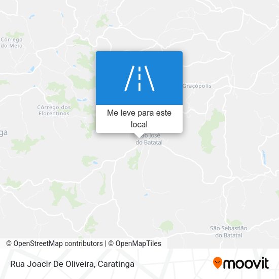 Rua Joacir De Oliveira mapa