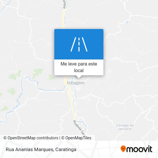 Rua Ananias Marques mapa