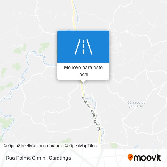 Rua Palma Cimini mapa
