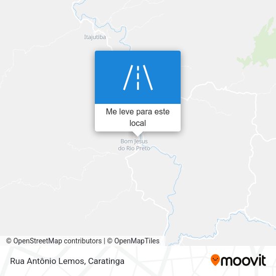 Rua Antônio Lemos mapa