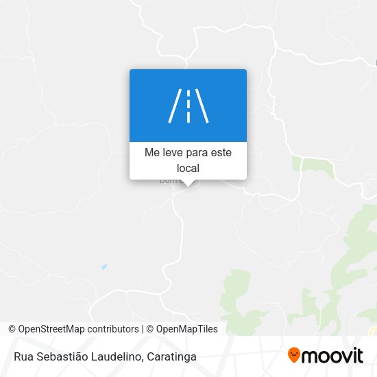 Rua Sebastião Laudelino mapa