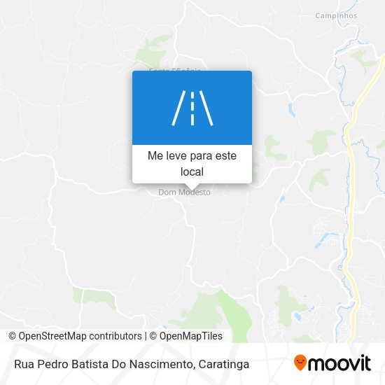 Rua Pedro Batista Do Nascimento mapa