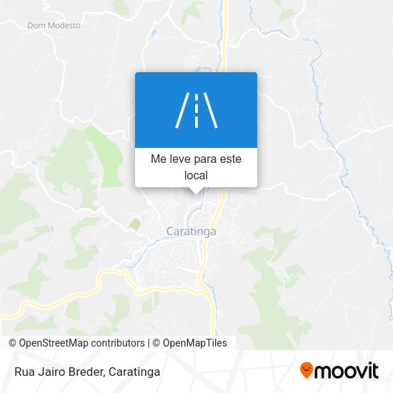 Rua Jairo Breder mapa