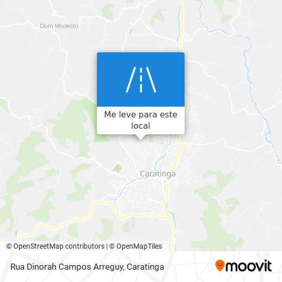 Rua Dinorah Campos Arreguy mapa