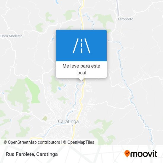 Rua Farolete mapa