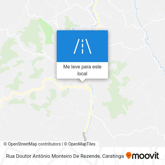 Rua Doutor Antônio Monteiro De Rezende mapa