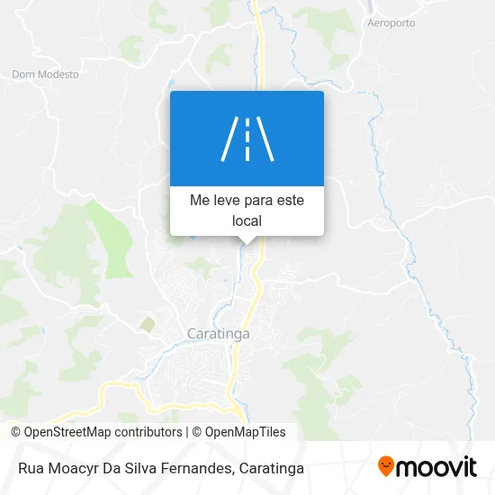 Rua Moacyr Da Silva Fernandes mapa