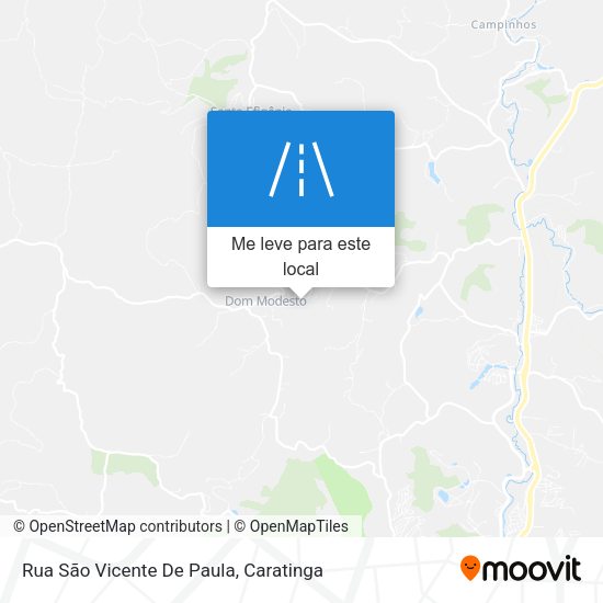 Rua São Vicente De Paula mapa