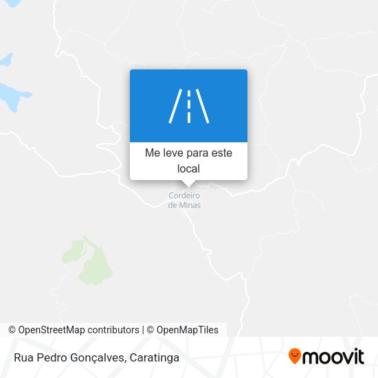 Rua Pedro Gonçalves mapa