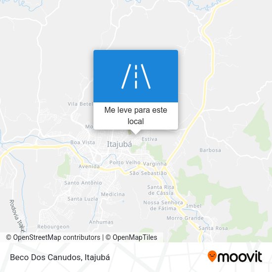Beco Dos Canudos mapa