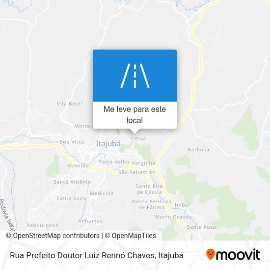 Rua Prefeito Doutor Luiz Rennó Chaves mapa