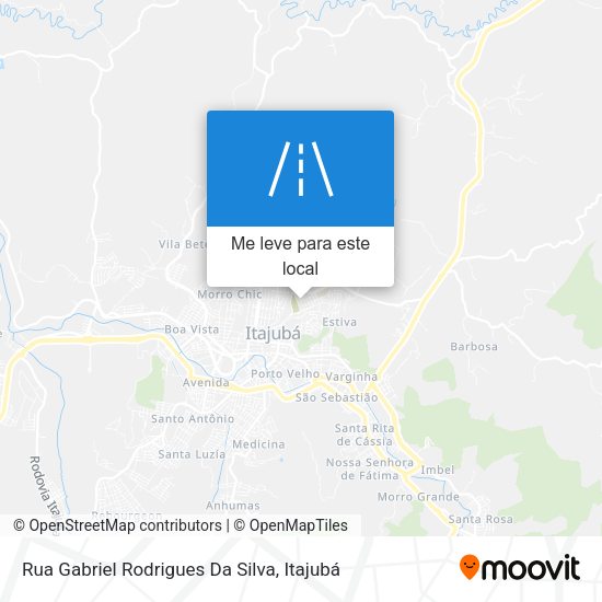 Rua Gabriel Rodrigues Da Silva mapa