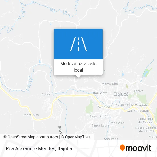 Rua Alexandre Mendes mapa