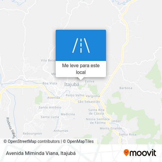 Avenida Miminda Viana mapa