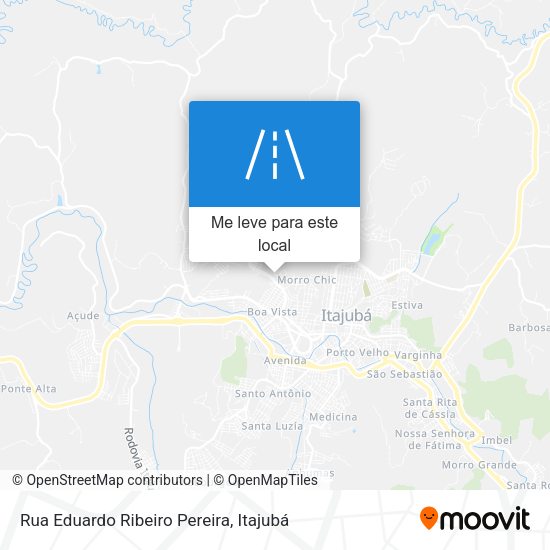 Rua Eduardo Ribeiro Pereira mapa