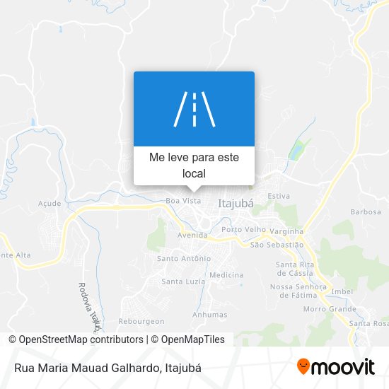 Rua Maria Mauad Galhardo mapa