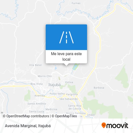 Avenida Marginal mapa