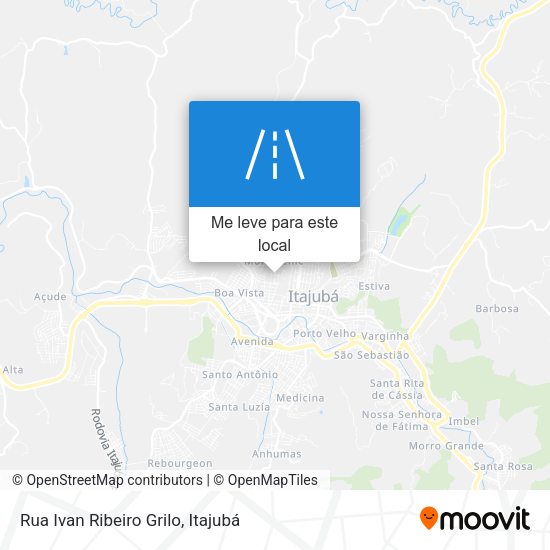 Rua Ivan Ribeiro Grilo mapa