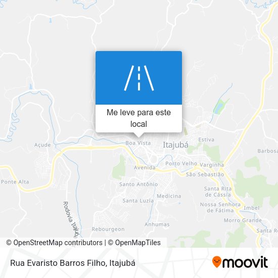 Rua Evaristo Barros Filho mapa
