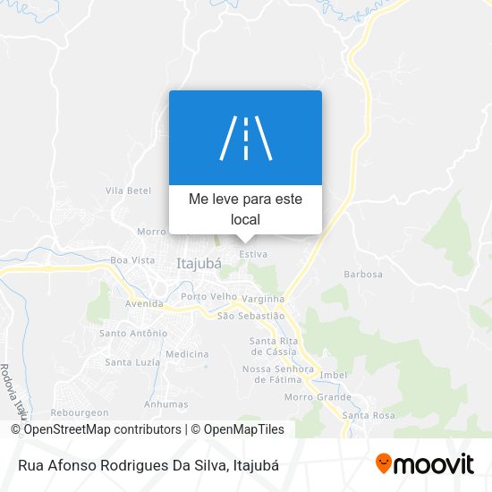 Rua Afonso Rodrigues Da Silva mapa