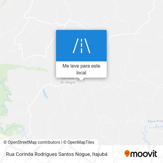 Rua Corinda Rodrigues Santos Nogue mapa