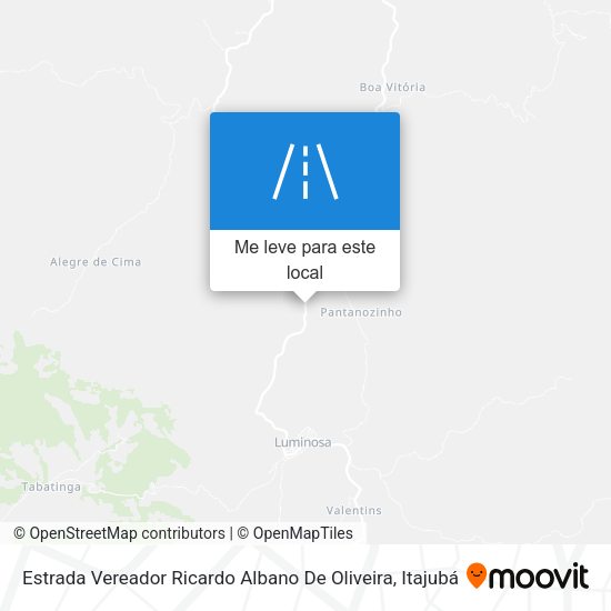 Estrada Vereador Ricardo Albano De Oliveira mapa