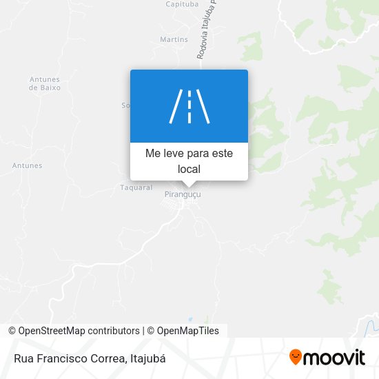 Rua Francisco Correa mapa