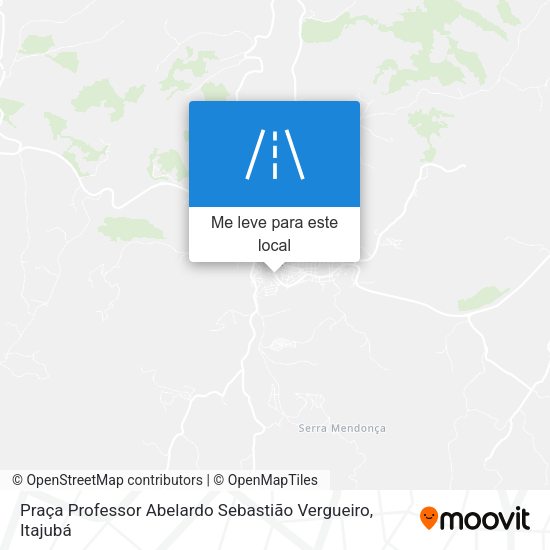 Praça Professor Abelardo Sebastião Vergueiro mapa