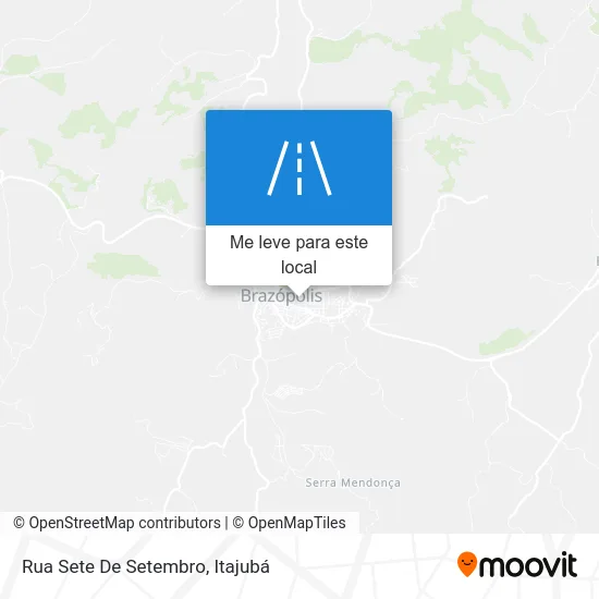Rua Sete De Setembro mapa