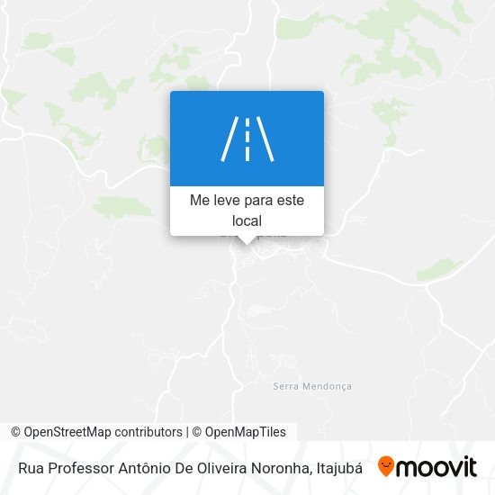 Rua Professor Antônio De Oliveira Noronha mapa