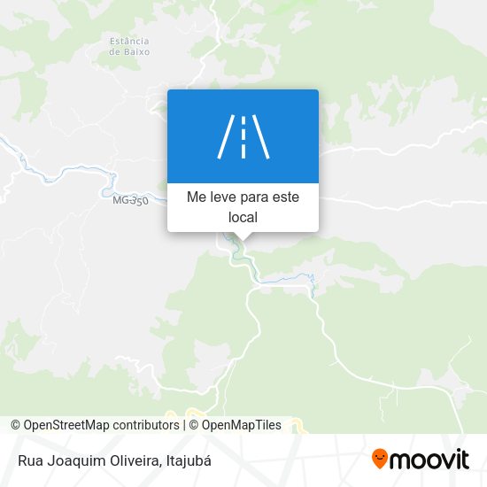 Rua Joaquim Oliveira mapa