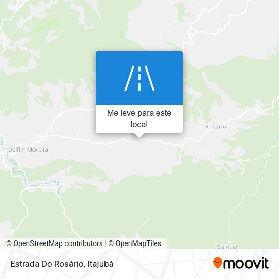 Estrada Do Rosário mapa